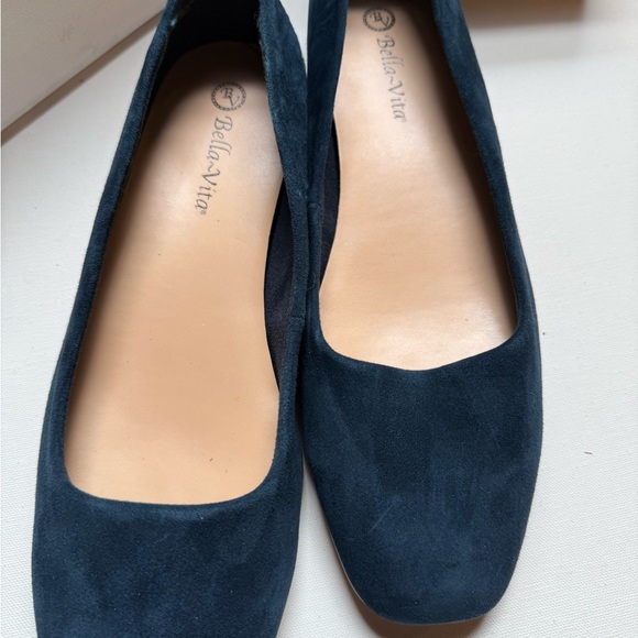 Bella Vita Women's Dark Blue Suede Loafers - Picture 3 of 5